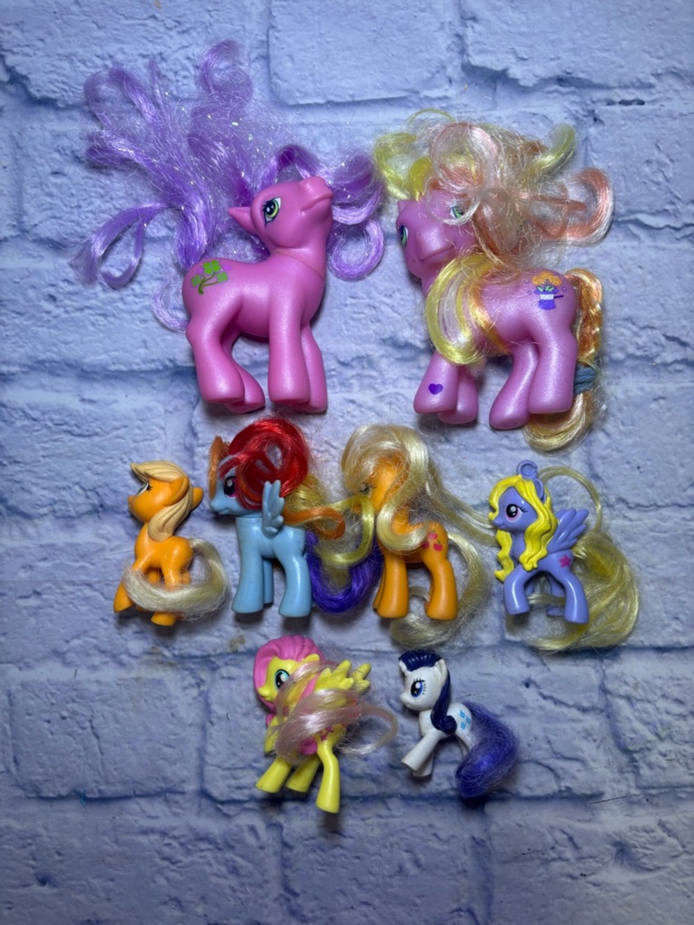 Vintage My Little Pony Lot of 8 Hasbro 1980s Happy Meal